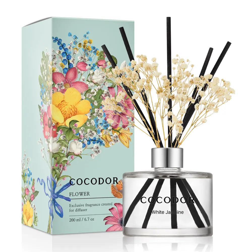 Flower Reed Diffuser Set - Fresh Fragrance For Every Room