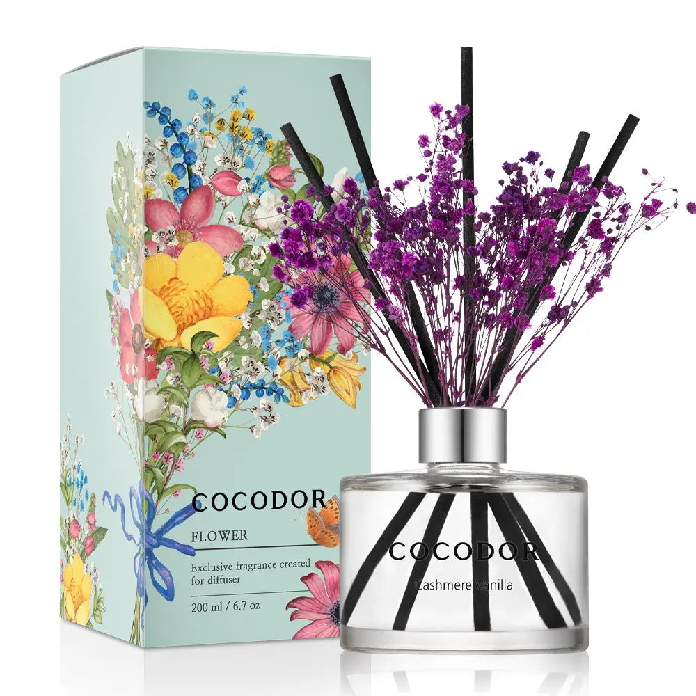 Flower Reed Diffuser Set - Fresh Fragrance For Every Room