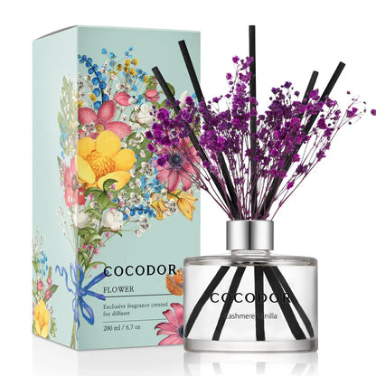 Flower Reed Diffuser Set - Fresh Fragrance For Every Room