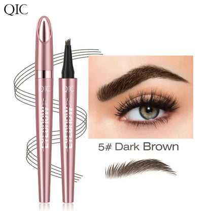Micro-Fork Eyebrow Pen - Waterproof Hair-Like Strokes For Naturally Fuller Brows