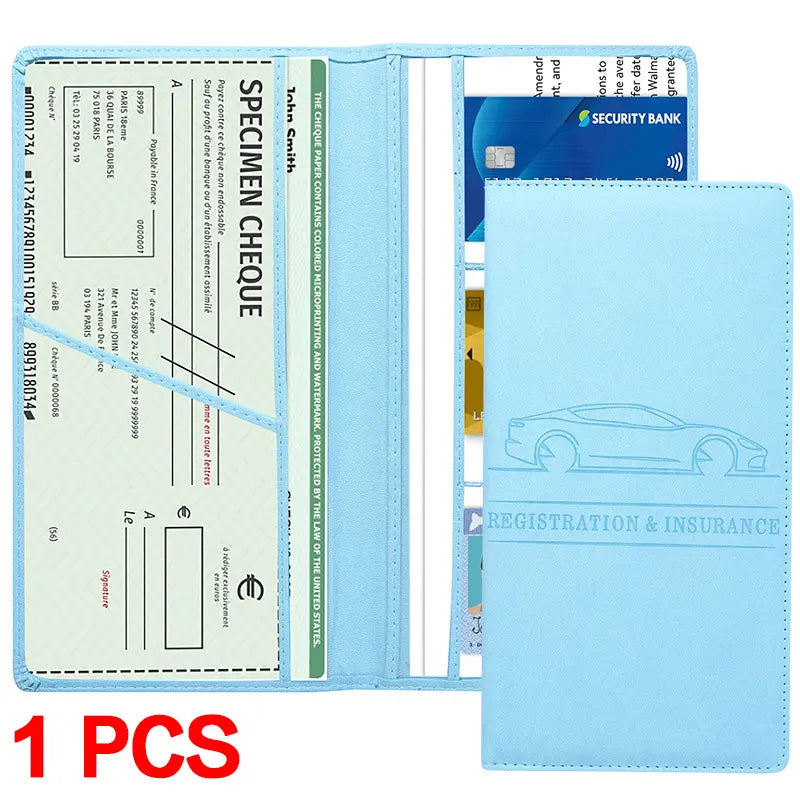 Car Document Organizer - Magnetic Closure For Fast, Organized Access
