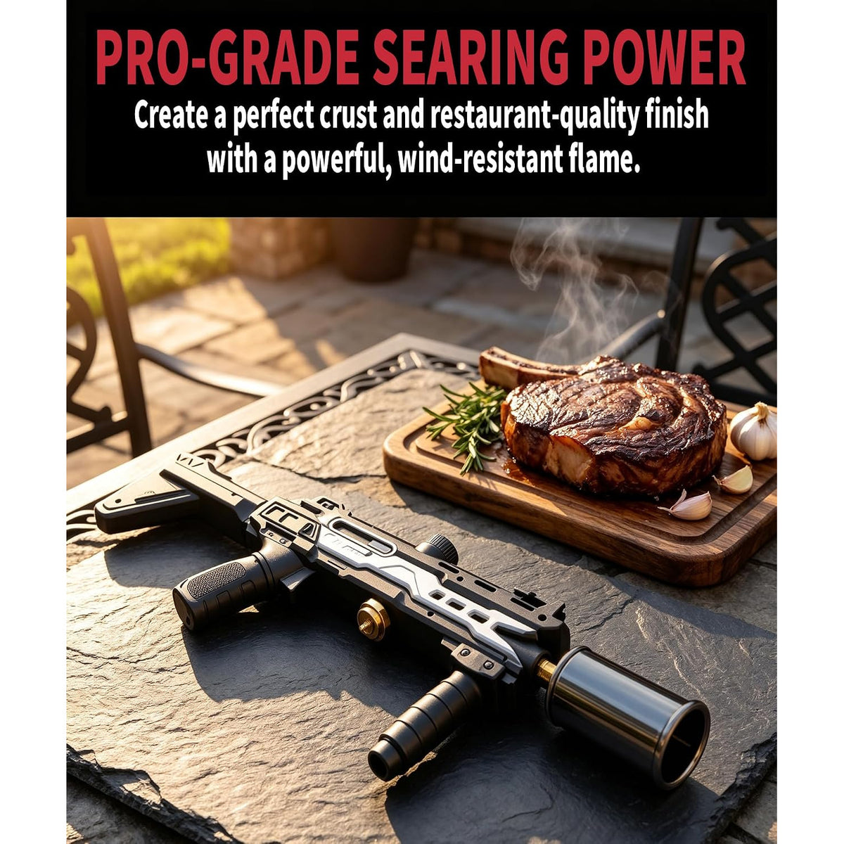 🔥 Power Flame Torch（Not included gas tank) - Fast Fire Starting For BBQ & Outdoor Adventures