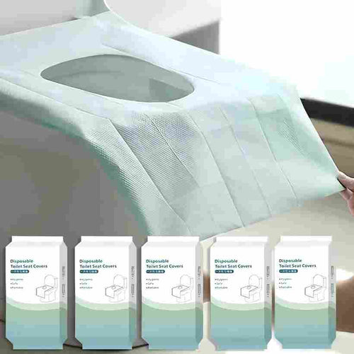 Disposable Toilet Seat Covers - XL Waterproof Protection For Cleaner Public Restroom Use