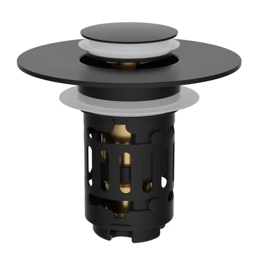 Bathroom Sink Drain Stopper - Removable Hair Filter For Clog-Free Drains