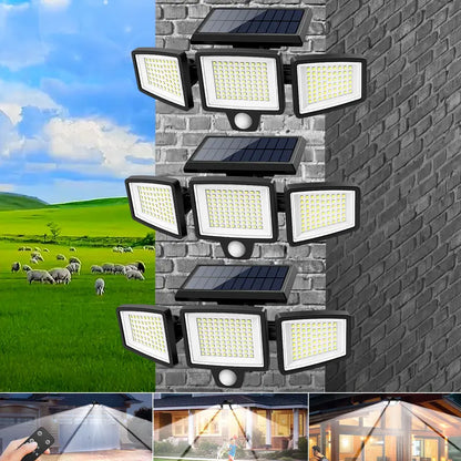 Ultra Bright 2500LM Solar Motion Sensor Security Lights