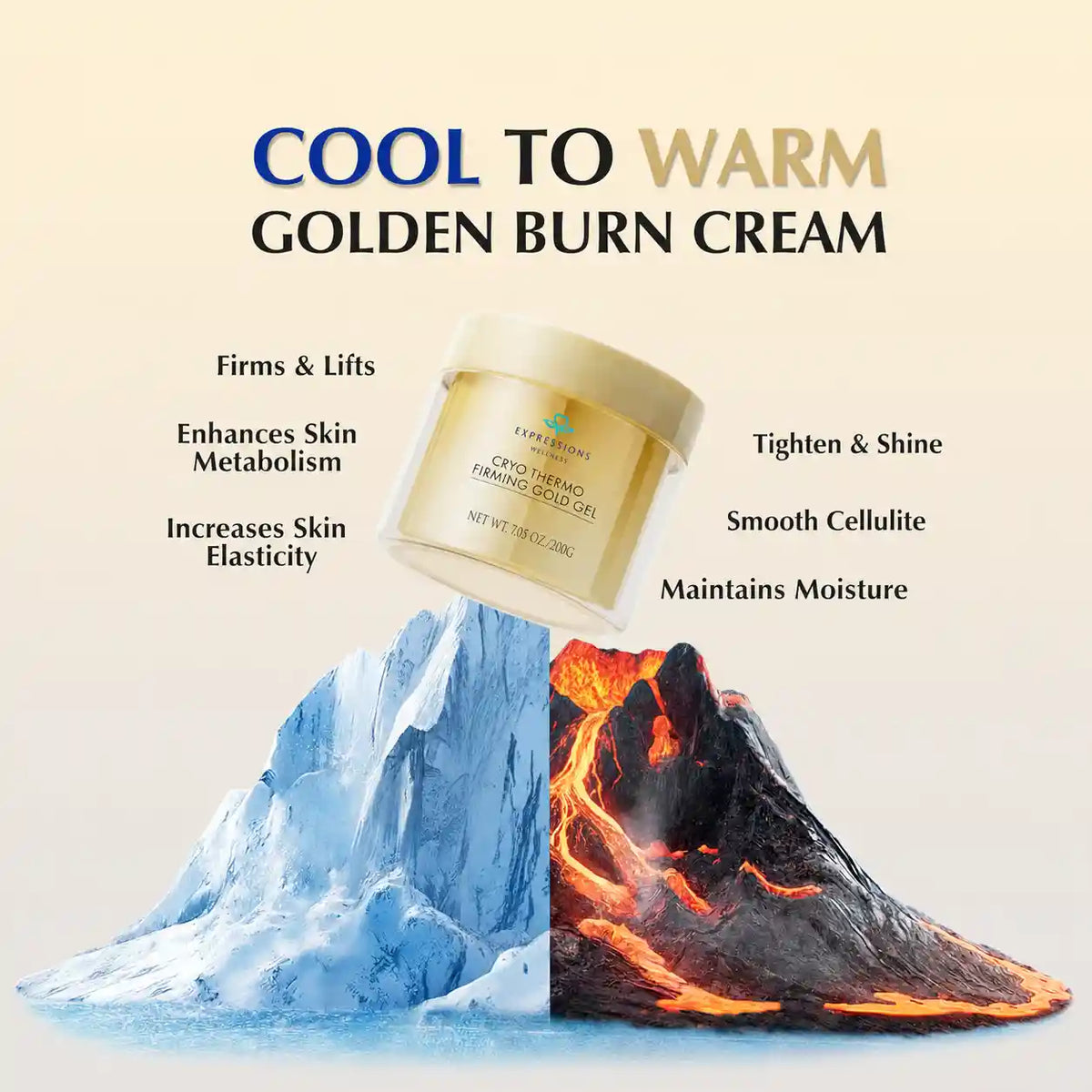 Body Firming Gold Gel - Cryo-Thermo Action For Smoother, Firmer-Looking Skin