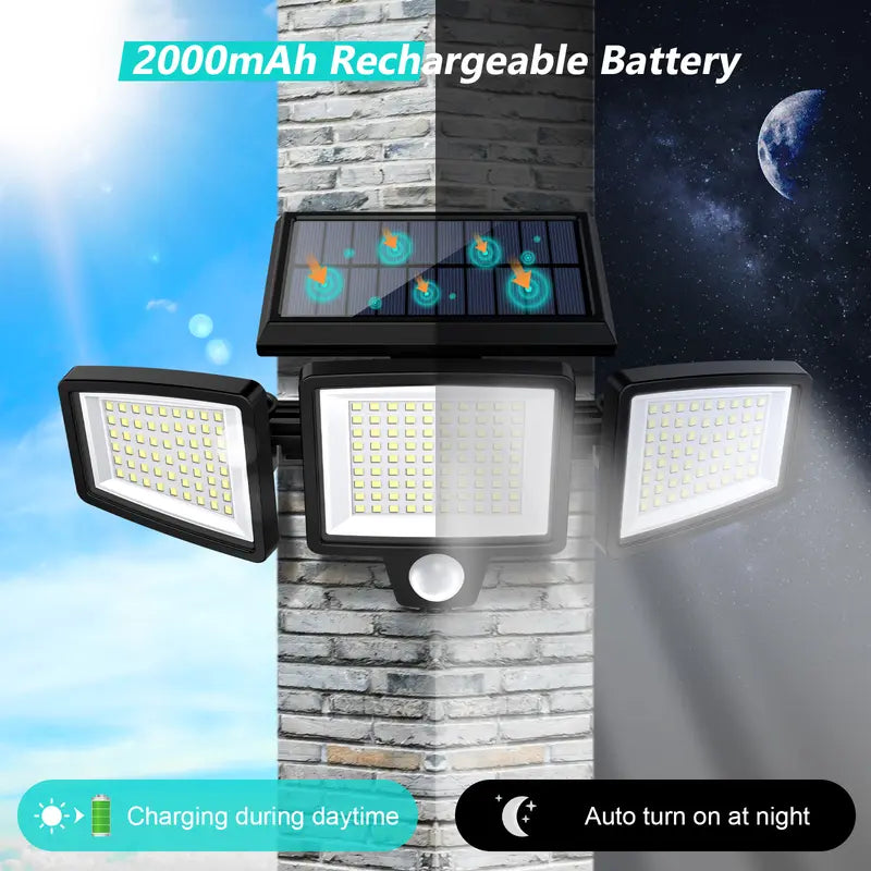 Ultra Bright 2500LM Solar Motion Sensor Security Lights