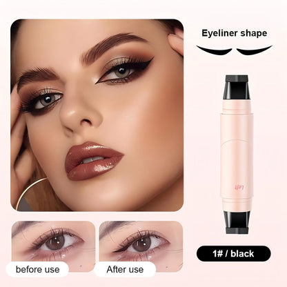 Wing Stamp Eyeliner - Dual-Head Design For Perfect Cat Eyes In Seconds