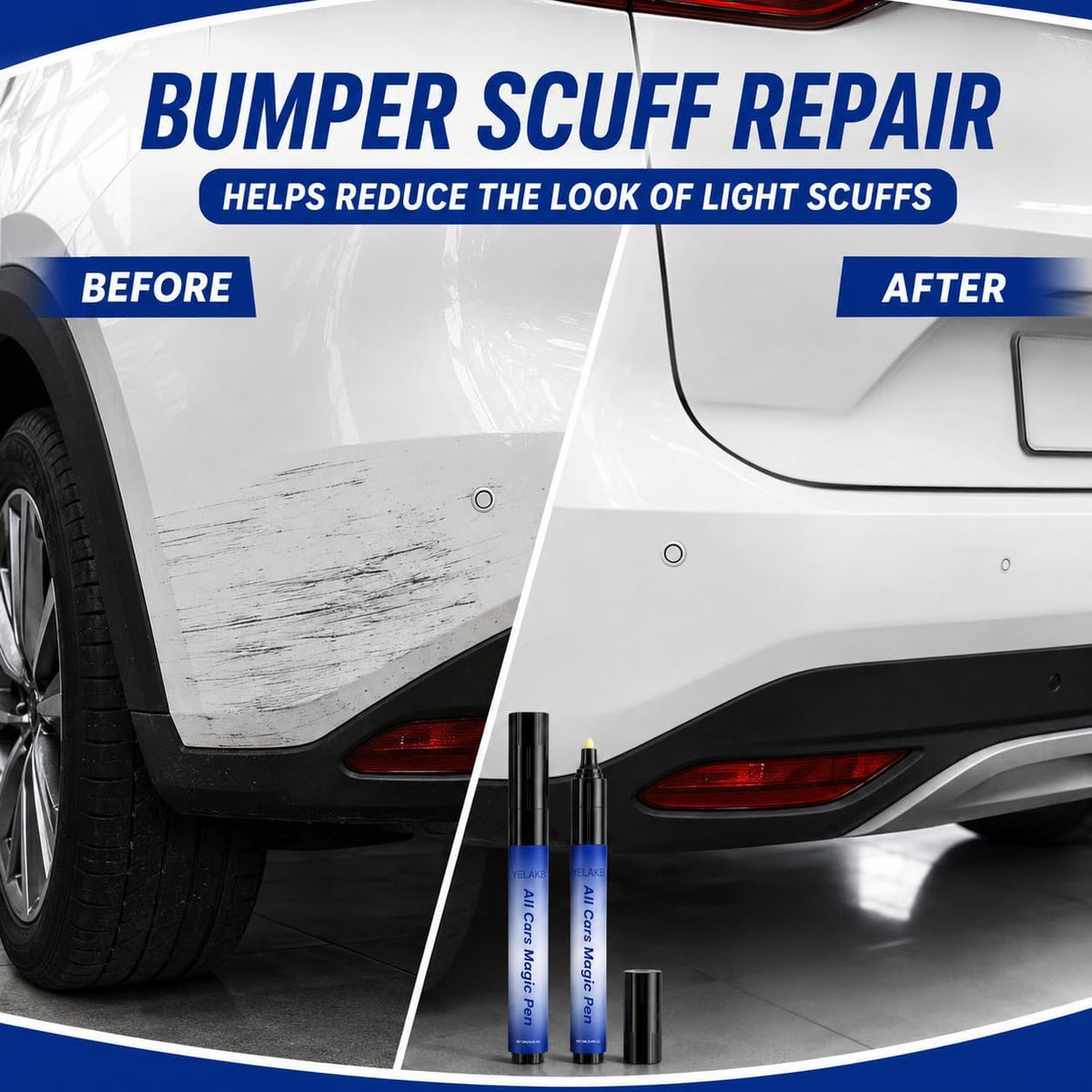 Car Scratch Repair Pen - Quick Touch-Up Formula For Smoother-Looking Paint