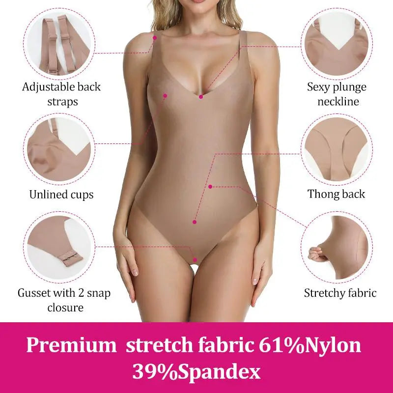 Sculpting Thong Bodysuit - Seamless Compression For Smoother Curves