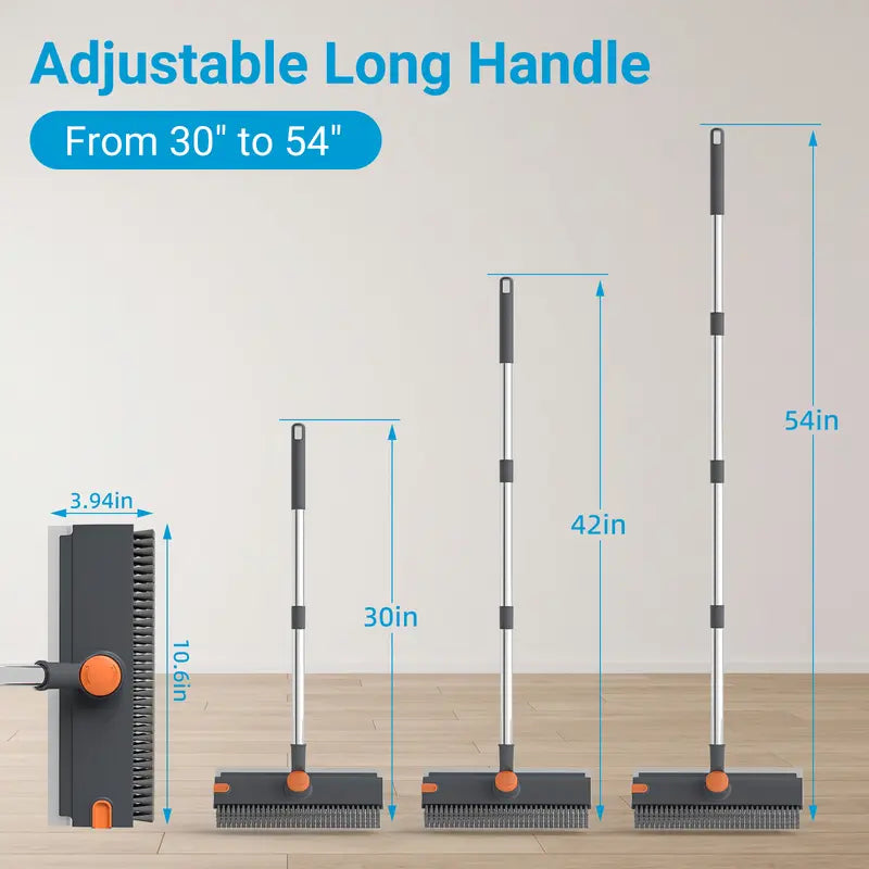 3-In-1 Rotating Floor Scrubber – Brush, Scrub & Squeegee For Effortless Cleaning