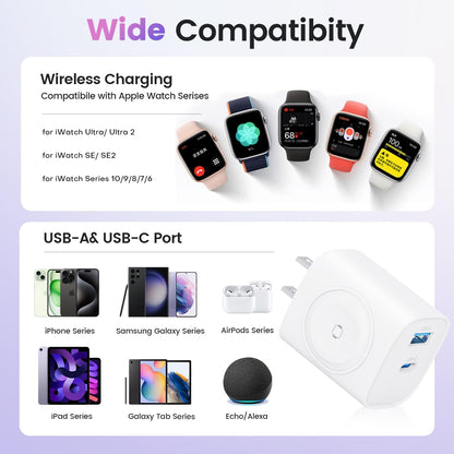 3-in-1 Wall Charger - One Compact Plug For All Your Essentials