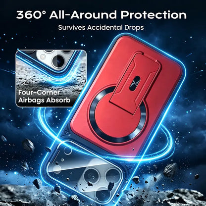 3-in-1 Phone Case - Hidden Stand & Camera Guard For Everyday Convenience