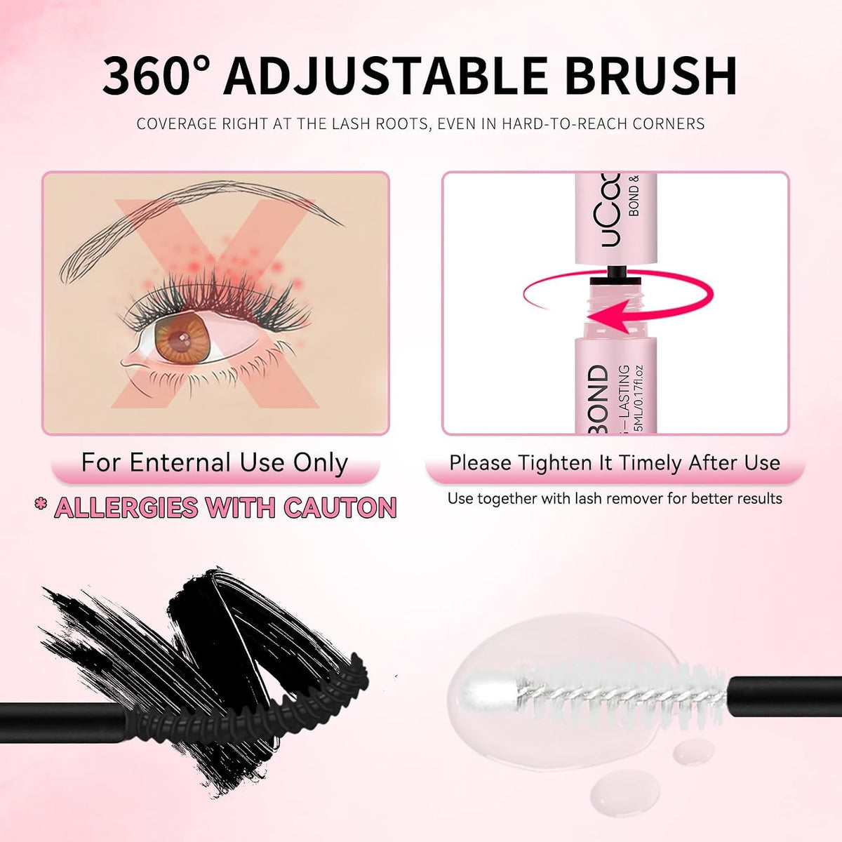 2-in-1 Lash Bond & Seal - Waterproof DIY Lash Extension Adhesive