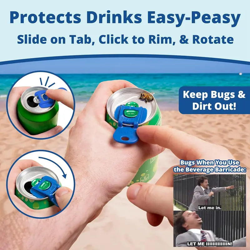 Beverage Barricade Can Protector & Easy Can Opener
