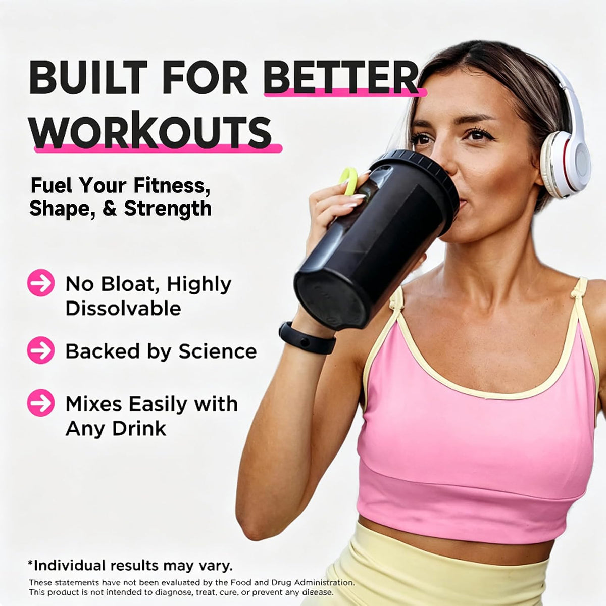 Women’s Creatine Blend - 5g Creatine + 5g Collagen For Strength & Recovery