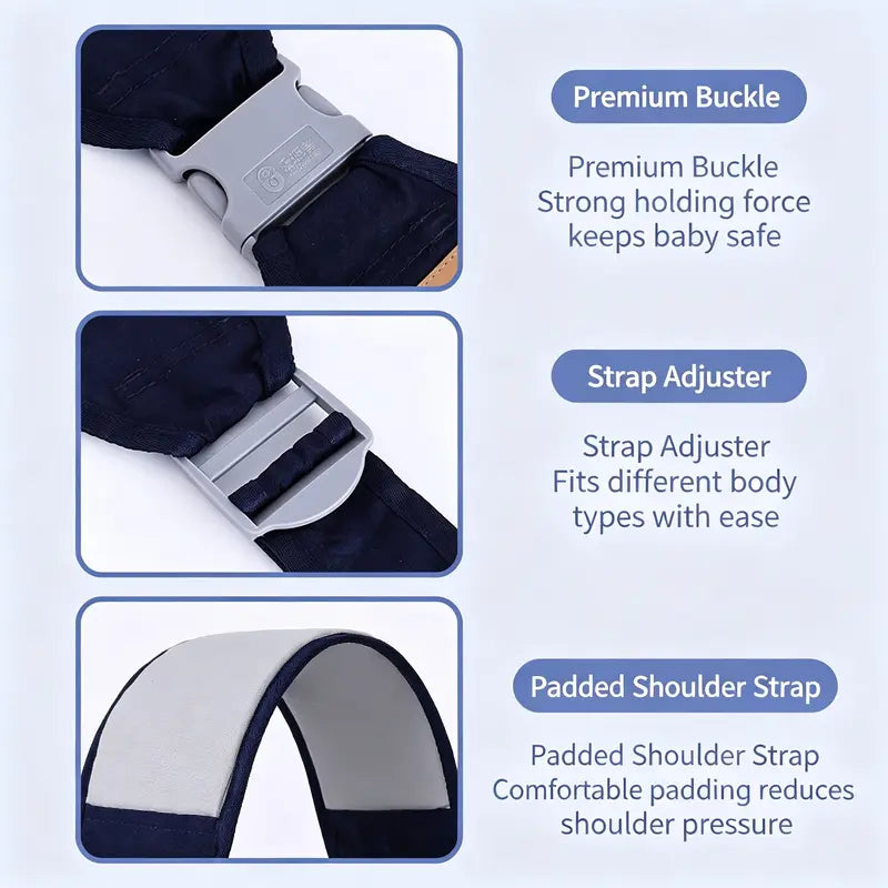 Baby Carrying Sling - Breathable Adjustable Support For Easier Carrying
