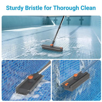 3-In-1 Rotating Floor Scrubber – Brush, Scrub & Squeegee For Effortless Cleaning