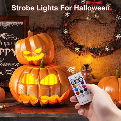 Wireless RGB LED Strobe Lights - Remote Controlled Flashing System For Night Visibility & Vehicle Style