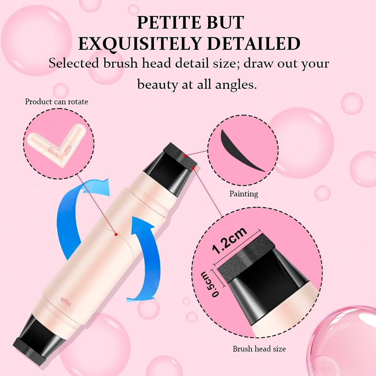 Wing Stamp Eyeliner - Dual-Head Design For Perfect Cat Eyes In Seconds