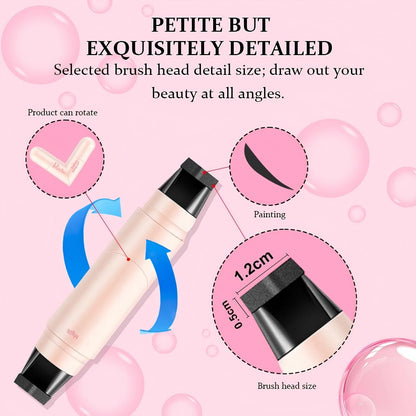 Wing Stamp Eyeliner - Dual-Head Design For Perfect Cat Eyes In Seconds