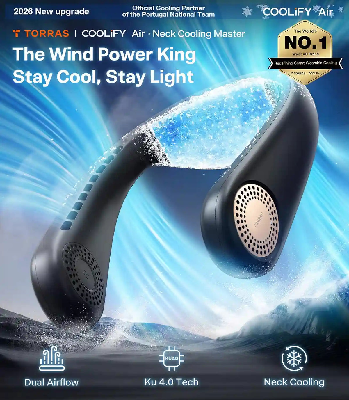 Instant Personal Cooling, Hands-Free Freedom Everywhere | Buy 1 Get 1 Free