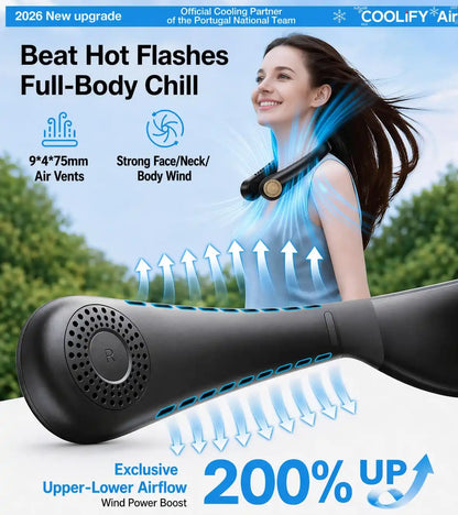 Instant Personal Cooling, Hands-Free Freedom Everywhere | Buy 1 Get 1 Free
