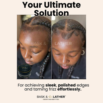 24-Hour Strong Hold Edge Control Gel for All-Day Flake-Free Styling